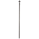 Estate pole, Fleur de Lis, Black,01033