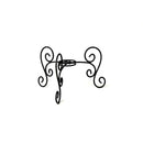 Scroll Tabletop Bird bath Stand