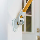 2-Position Cast Iron House Flag Bracket, White White