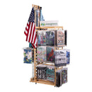 Flag and Mailbox Cover Wooden Display