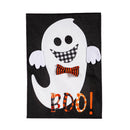 Girl and Boy Ghost Reversible Burlap House Flag