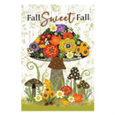 Fall Sweet Fall Burlap House Flag
