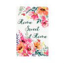 Pastels of Nature Burlap House Flag