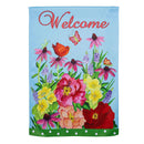 Spring Floral Suede House Flag