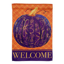 Damascus Pumpkin Suede House Flag