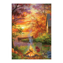 Sunset Paradise Suede House Flag