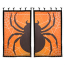 Black Spider Shadow Scapes Window Shade, Set of 2
