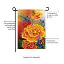 Mariposa Melody Burlap Garden Flag