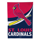St Louis Cardinals Burlap Flag GDN Size