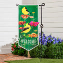 Finches and Flowers Everlasting Impression Textile Decor