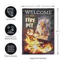 Welcome to our Fire Pit Garden Lustre Flag