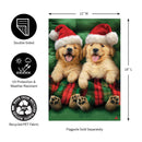 Cozy Goldies Lustre Garden Flag_x000D_