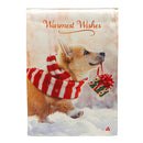 Majestic Corgi Lustre Garden Flag_x000D_