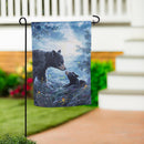 My Little Bear Suede Garden Flag