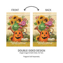 Halloween Watering Can Suede Garden Flag_x000D_