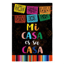 Mi Casa Es Su Casa Suede Garden Flag