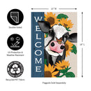 Mooove Over For Fall Suede Garden Flag_x000D_