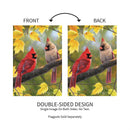 Fall Couple Suede Garden Flag_x000D_