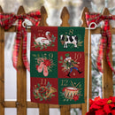 12 Days of Christmas Suede Garden Flag_x000D_