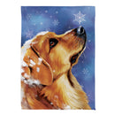 Winter Pups Suede Garden Flag