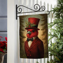 Sir Cardinal Suede Garden Flag