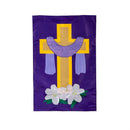 Easter Cross Basic Applique House Flag
