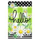 Hello Daisy Applique House Flag