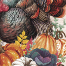 Elaborate Turkey Applique House Flag