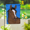 Single Horse Basic Applique Garden Flag
