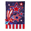 Stars and Stripes Applique Garden Flag