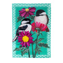 Chickadee Friends Applique Garden Flag