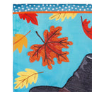 Turkey Time Applique Garden Flag_x000D_