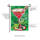 Have A Cup Of Cheer Applique Garden Flag