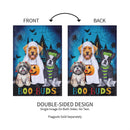 Boo Buds Applique Garden Flag_x000D_