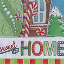 Gingerbread Home Sweet Home Applique Garden Flag