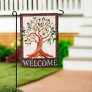 Tree of Life Applique Garden Flag