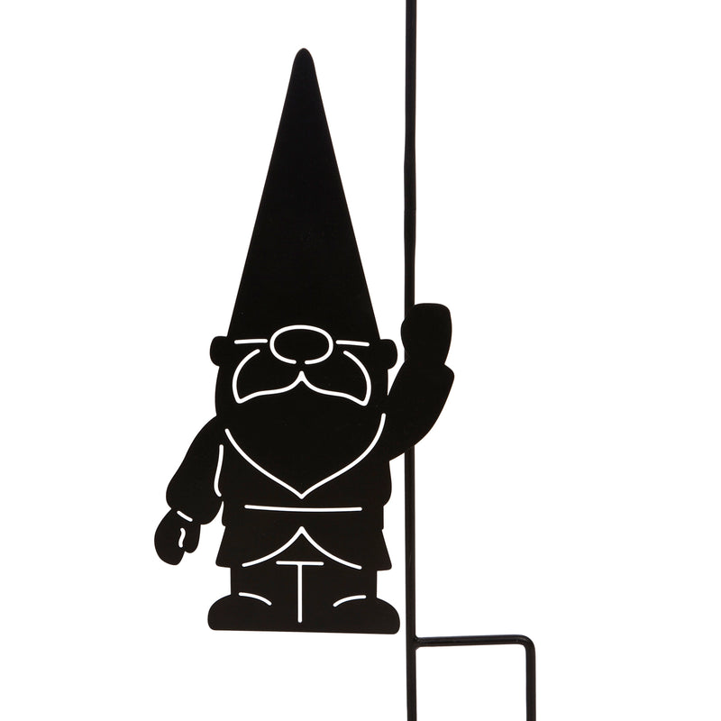 Gnome Laser Cut Garden Flag Stand,20154