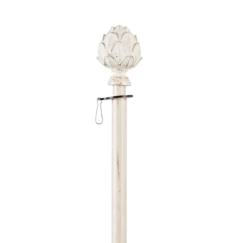 Artichoke Interchangeable Finial, Ivory,20171