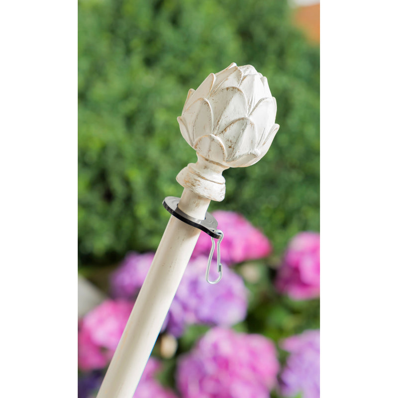 Artichoke Interchangeable Finial, Ivory,20171