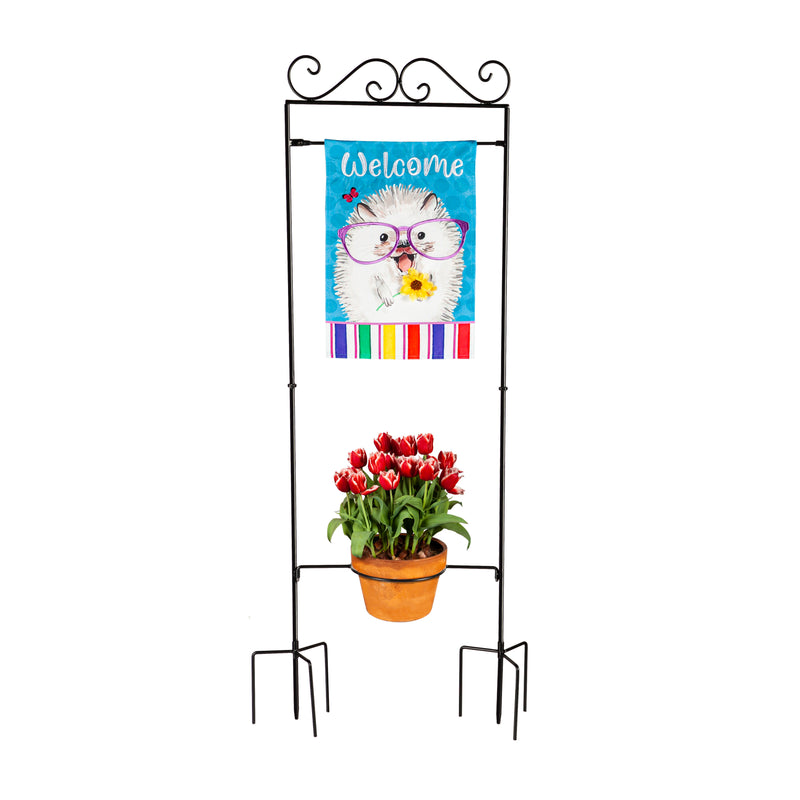 Potted Plant Garden Flag Stand,20222