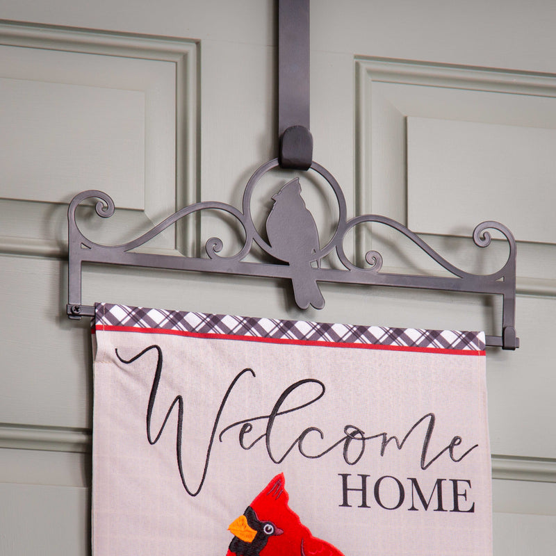 Cardinal Garden Flag Over the Door Hanger,20232