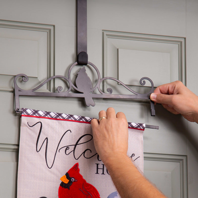 Cardinal Garden Flag Over the Door Hanger,20232