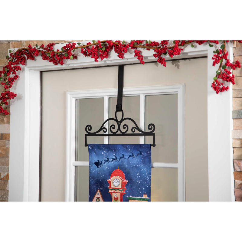 Scroll Garden Flag Over the Door Hanger,20234