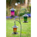 Glass & Metal Bird Feeder, 3 ASST