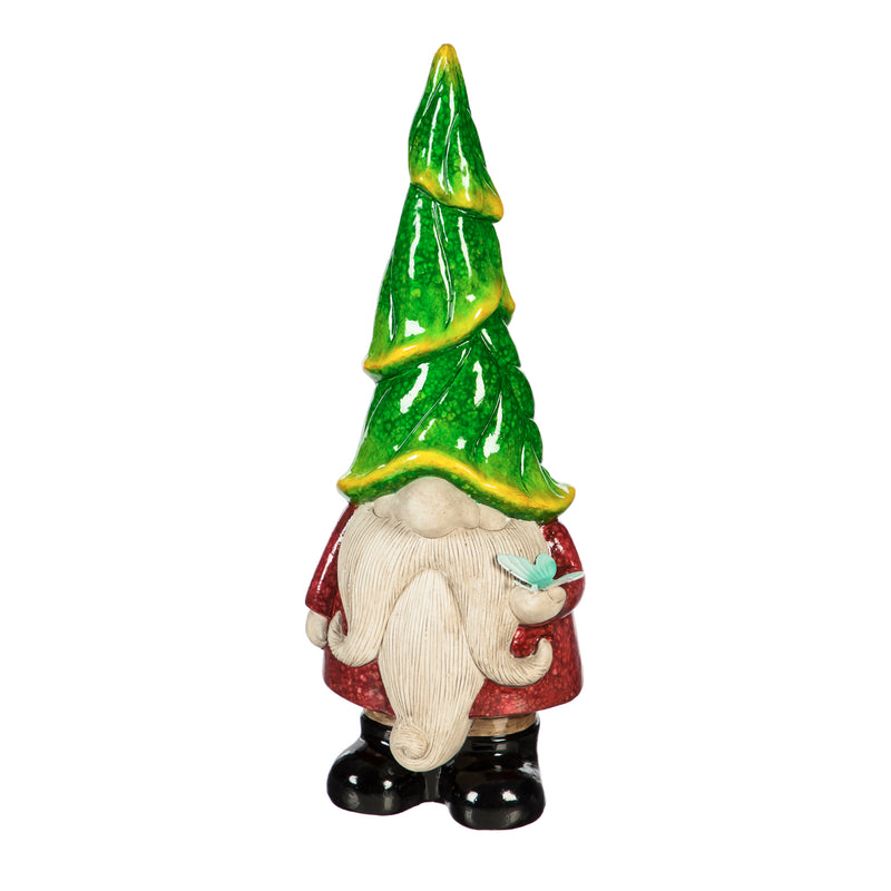 13"H Ceramic Gnome Garden Statuary, 2 Asst.,2cg306