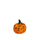 Evergreen Statuary,Set of 3 Printed Ceramic Pumpkins, Halloween Night,6.3x8.64x6.3 Inches