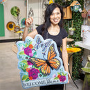 Welcome Home Butterflies Estate Door Décor