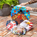Americana and Harvest, 4-Season Interchangeable Door Decor Set