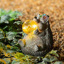LED Bubble Hedgehog Statuary