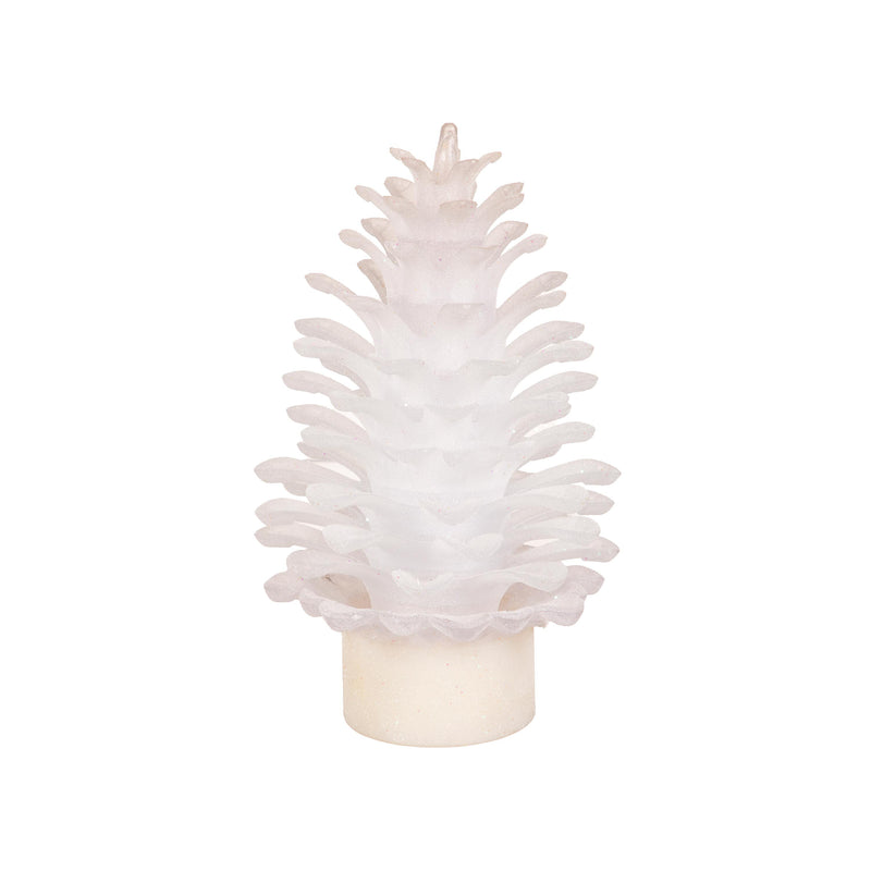 10" LED Pinecone Statuary,2la2546